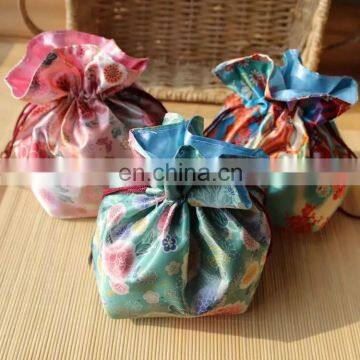 hot selling Japanese small flower coin purse high quality cheap vanilla pouch