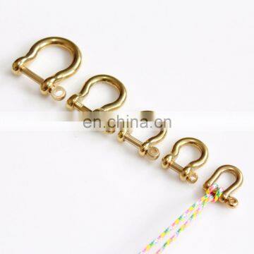 Best Quality Durable D Shaped Pin Brass Shackle at Low Price Paracord shackles