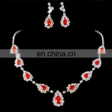 Fashion performance belly dance necklace and earrings for sale P-9039#