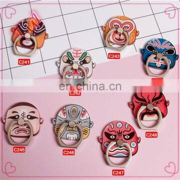  china website top selling Low Price Funny Decorative universal acrylic phone stand holder with rings