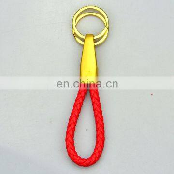 Hot Sale pu Woven Wristband Key Chain/keychain photo-2