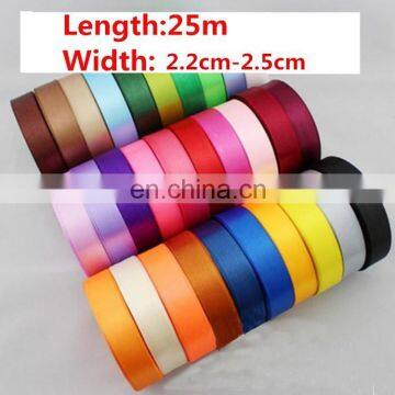 Wholesale two color print foil print ribbon foil dot fashion webbing riband