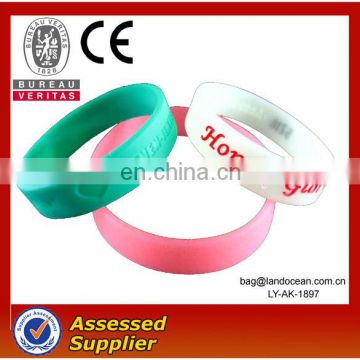 Wedding silicon bracelet silicon wristband