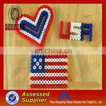 2015 Hot Selling Eco-friendly Funny Puzzle Colorful Hama Perler Beads/make Cool Super Perler Beads photo-2