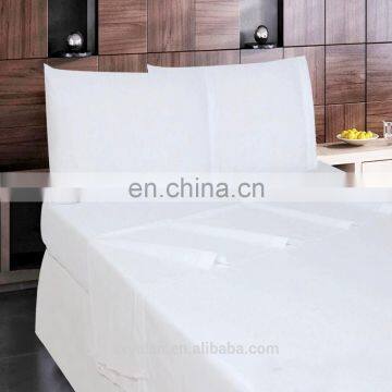 Hotel Quality Extremely Durable Brushed Microfiber Flat Sheet Bed Sheet