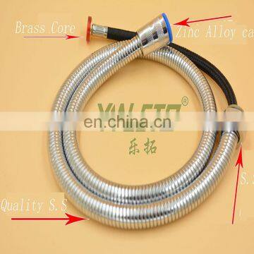 Good quality high pressure flexible stainless steel pipe pull hose bath tube