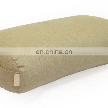 Wholesale Custom PU Batting 65*24*13cm Organic Cover Rectangular Yoga Bolster photo-2