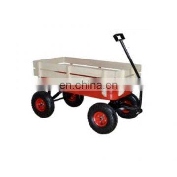 Four wheels Children Wooden removable sides kids wagon kids beach cart park garden toys