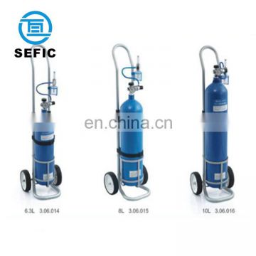 SASO Certificate Seamless Steel N2O/O2 Gas Medical Oxygen Cylinder