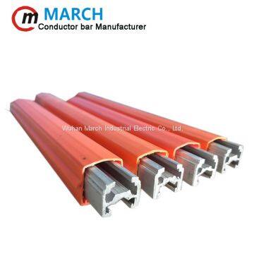 250a 300a 400a copper busbar /Aluminum single conductor bar for overhead crane