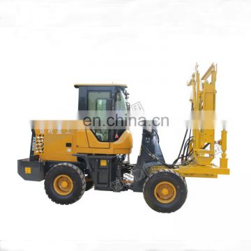 Safety Highway Guardrail Post Diesel Engine Hydraulic Pile Driver