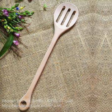 Wooden Slotted Cooking Spoon,Made of Chinese Cherry