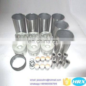 excavator parts for Isuzu 6BG1T engine cylinder liner kits