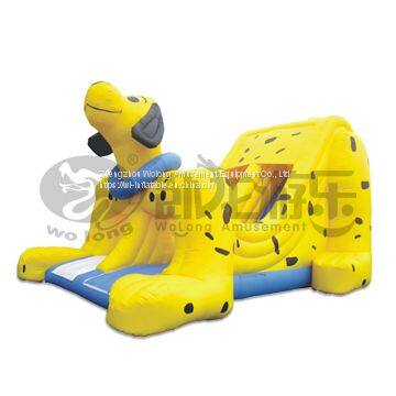 Commercial inflatable giant slide, inflatable jumping slide castle for kids playground