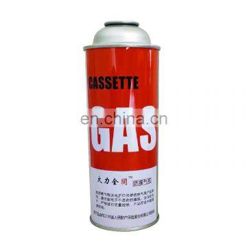 empty butane canister and Aerosol gas lighter butane cans Hebei products