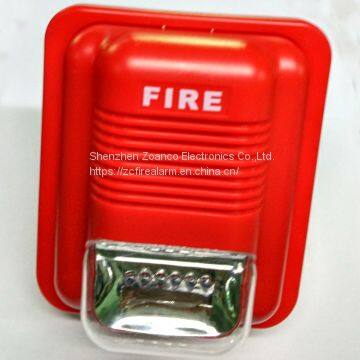 conventional sounder strobe fire protection sound and light alarm DC24V for fire alarm system