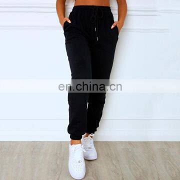 2020 New Arrivals Women Autumn Fashion Casual Pants Ladies Sexy Tie Feet Long Trousers Women Trousers photo-5