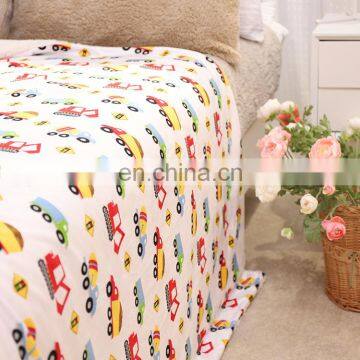 Custom Cartoon Design Soft Minky Sherpa Throw Bed Sofa Blanket photo-7