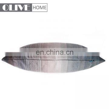 2018 Fashion Decorative Ombre Printed Stripe Sofa Waist Cushions Pillow photo-2