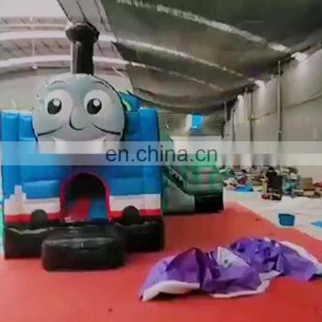 train inflatable bouncer bounce house combo jumping bouncy castle with slide
