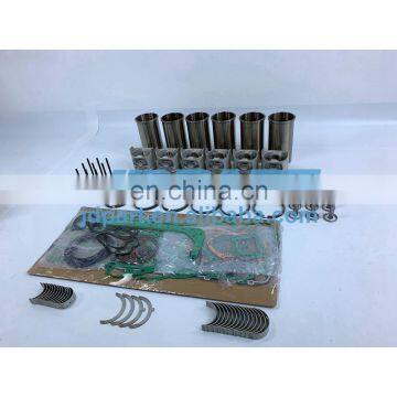 6D34 Overhaul Kit With Bearings Set Piston Rings Full Gasket Set Valve Liner Kit For Mitsubishi