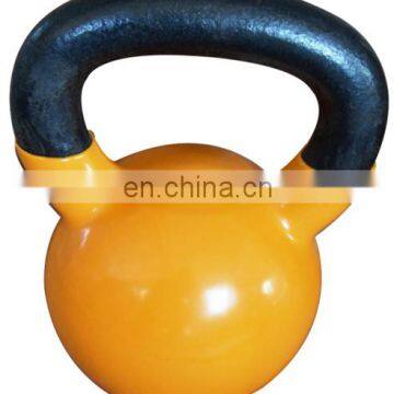 High Selling Fitness Equipment Gym Free Weight Kettlebell Weights Colorful Iron Custom Vinyl Kettlebells BW3001