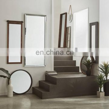 Bevelled Edge Design Frameless Cheap Wall Mounted Mirror for Bathroom