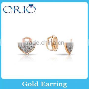 18K Gold Diamond Earrings