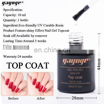 Yayoge Nail Soak off Base Top Coat Gel photo-3
