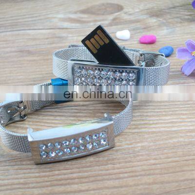 Metal Bracelet Usb Flash Drive 2gb 4gb 8gb Wristband Usb Flash Drive Jewelry Memory Sticker photo-5