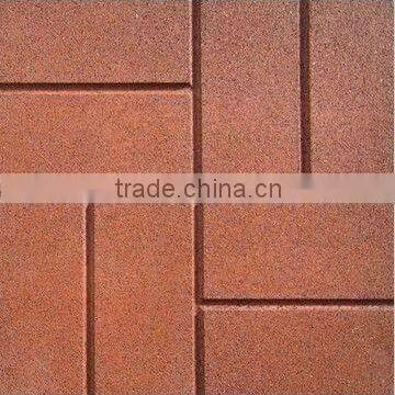 Recycled rubber bricks/ Patio rubber tiles