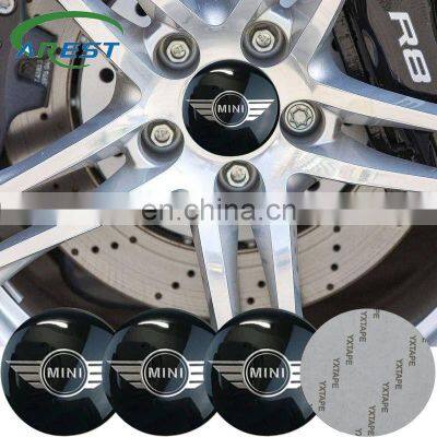 4pc 56mm Car sticker tire Wheel Center Decoration for mini cooper countryman r56 r50 f56 r60 r53 F54 F55 F57 F60 jcw accessories