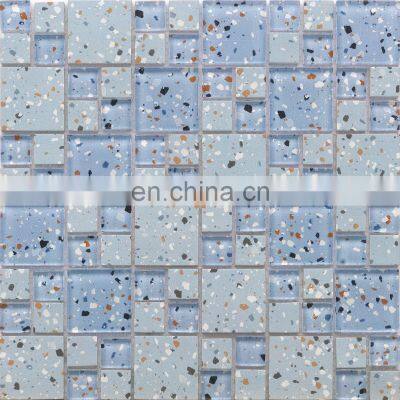 8mm Thickness Hotel Project Mixed Material Mosaic Tile Mosaic Pins Pastilha Glass Mosaic Tile photo-4