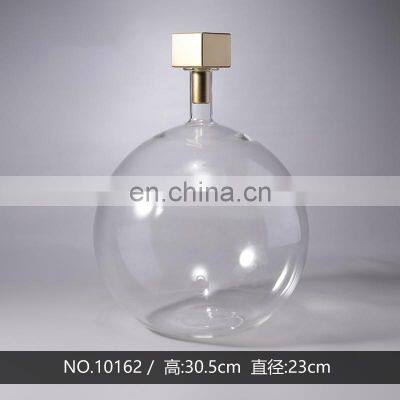 Living Room Vase Modern Home Decor Luxury Clear Flower Creative Bottle Glass Decorative Tableware Full Size photo-5