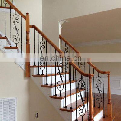 Royal Internal Decoration Wrought Iron Stair Railing Panels photo-4