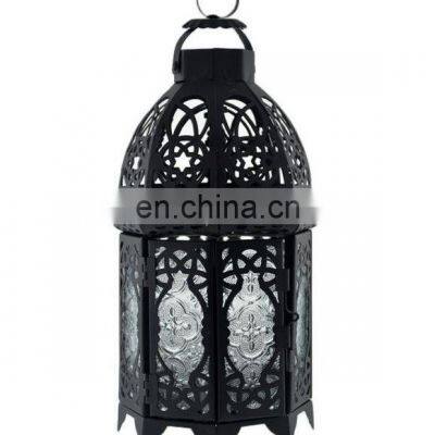 black antique Moroccan lanterns
