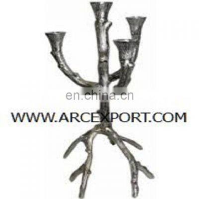 aluminium cast candle holder