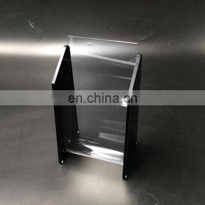 Single Pocket Clear a5 Leaflet Organizer Custom Acrylic Brochure Holder photo-2