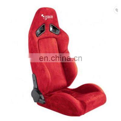 Adjustable custom LOGO suede Universal racing seats Car Seat