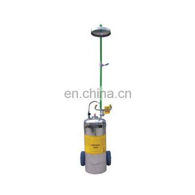 Portable Eyewash and Shower station safety equipment for washing eyes