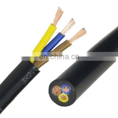 Epr Insulated Flexible H07RN-f  3*35mm2 Copper Core Rubber Flexible Cable Of Shield Machine For Mining