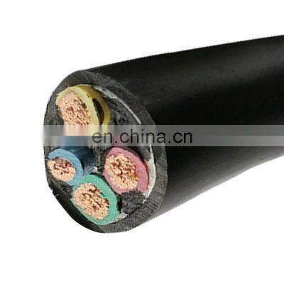 3 Core  Cable Rubber Jacket Sheath Insulating Profiles Coated Power Cable