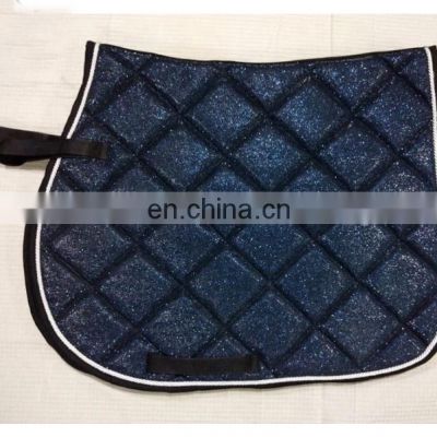 Fashion style Custom Satin Fabric OEM Price Dressage Saddle Pad