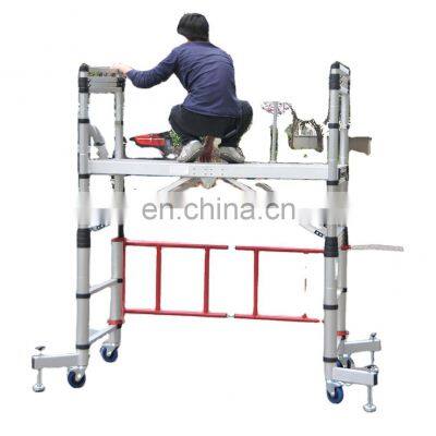 CE Certification Telescopic scaffold aluminums safety scaffolding  aluminum ladder  construction for sale