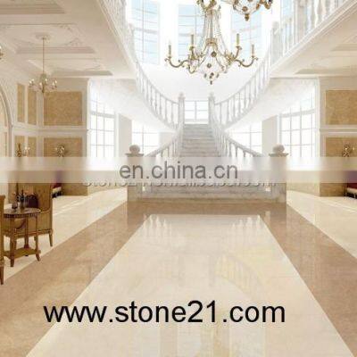 Spanish Cheap Tile Slab Cream Marfil Marble