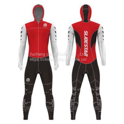 custom ski racing ice speed skating Suit Jumping Skating Snow Racing Suits sublimation inline skin speed skating suit for men