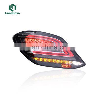 Landnovo body parts car assembly taillight led lamp replacement For Mercedes C class W205 2015-2020 led tail light