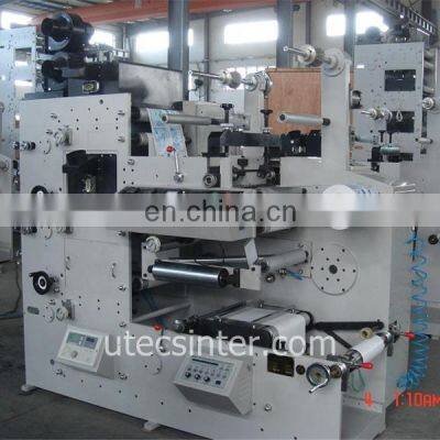 UTR320-2 Two Color Single Side Self Adhesive Roll to Roll Label Flexo Printing Machine With Ceramic Anilox photo-2