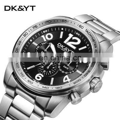 2020 fashion multi-functional business watch silicone strap sporty watch