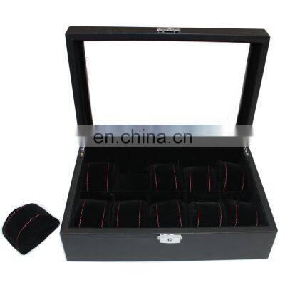 New Design Wood Watch Box With Custom Logo 12 Slots Watch Storage Box Display Watch Organizer Box photo-4